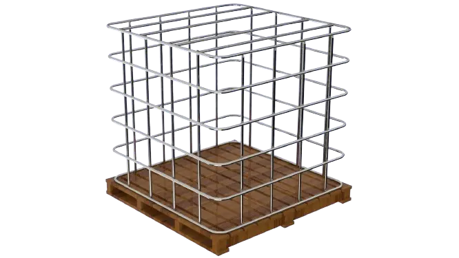 پنل قفسه فلزی (کیچ) با لوله 0/8  