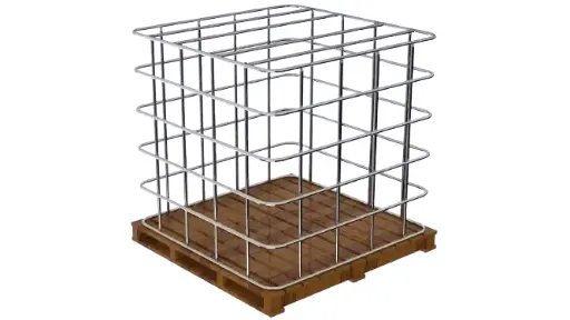 پنل قفسه فلزی (کیچ) با لوله 0/8  