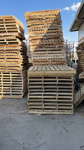 پالت چوبی سه شاسی6*4 در ابعاد 100Cm*120Cm