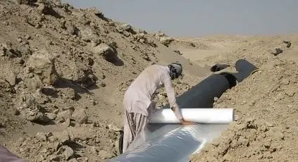 غلاف پلی اتیلن لوله 