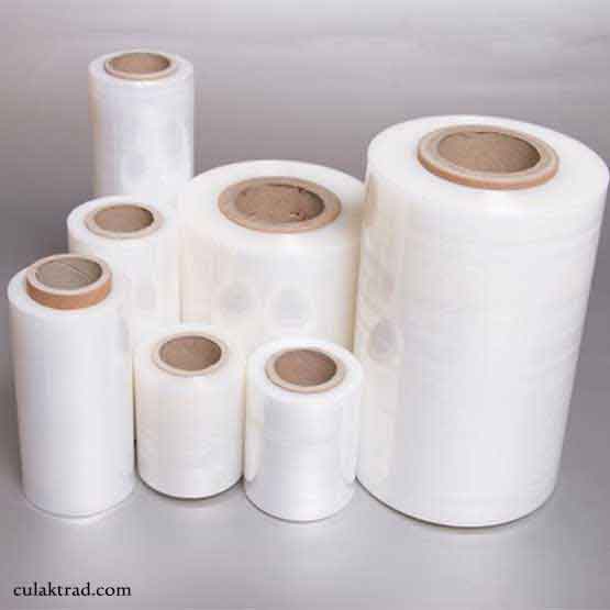 فیلم استرچ پلی اتیلن شفاف 25 میکرون عرض 50